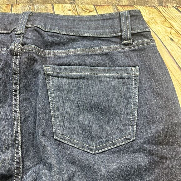 Lane Bryant Jeans‎ Womens 16S Blue Straight High-rise Denim Pants Rocker Worker - Picture 6 of 12